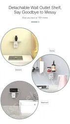 Germany France USB Wall Outlet Holder