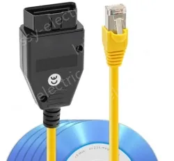 Elliptical headband CD E-SYS ENET For ICOM BMW F Series Car Brush Hidden Wire with Full Set CD V50.3