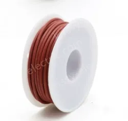 Silicone high temperature cable 16AWG Brown