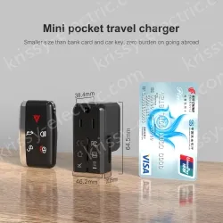 20W PD charger ac outlet travel adapter