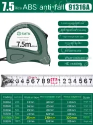 ABS drop resistance 7.5m ruler width 25mm-91316A