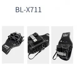 Waist bag + extra thick waist belt + metal hanging