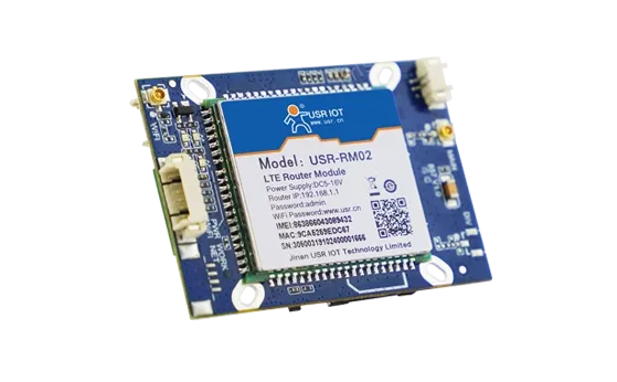 Single-network port 4G wireless router module