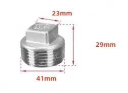 304 1.2 inch 1-1/4 Stainless steel plugs