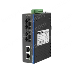 2 Ports 100M F(x) + 2 Ports 10/100M T(x) Din-Rail Unmanaged Industrial Ethernet Switch