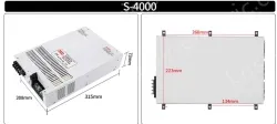 High-power switching power supply 4000W 80V