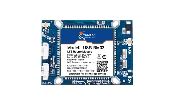 Dual-network port 4G wireless router module