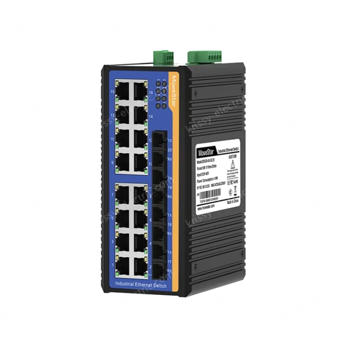[100 Gigabit 4 Optical 16 Electrical] Ring Network Management Industrial Switch