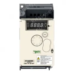 ATV12H075M3 variable speed drive, Altivar 12, 0.75kW, 1hp, 200 to 240V, 3 phases, with heat sink