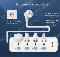 European Standard Universal model Split control 6 position