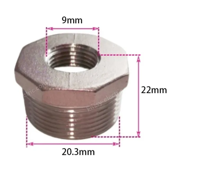 304/4 point/1 point stainless steel core inner and outer wire conversion joint