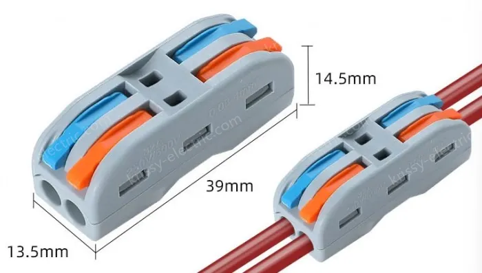 Fast splitter Two-in, two-out conventional color with holes