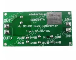 DC-DC high-voltage buck module Input DC 14~80V Output 12V With terminals