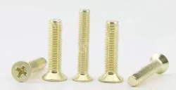 Golden Flat Head Screws M4*115
