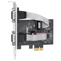 PCI-E to 2-port RS232 serial adapter card