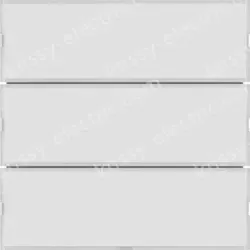 Push-button 3g, lab. field,RGB LED, int. temp.sensor, KNX-S.1/B.3/B.7,f.wh.p.wh