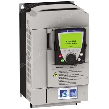 ATV61HU75N4 variable speed drive, ATV61, 10 HP, 380 to 480 V 3 phase, EMC IP20 with graphic terminal