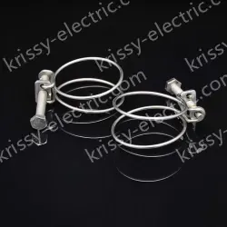 Double steel wire hose clamp 201 material 17-20*2 [wire diameter]