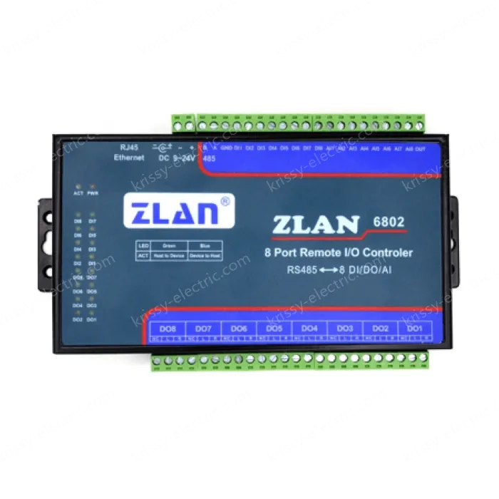 ZLAN6802 8 Channels IO Control Module