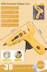 80W Extreme Glue Gun + 30 Glue Sticks