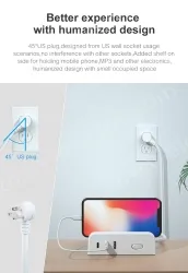 4 AC Outlets Holder Surge Protector Power Strip