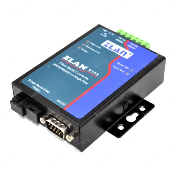 Level-type fiber-to-serial port