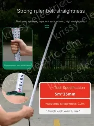 Class 1 accuracy - 5 m - ruler width 25mm - 91315B
