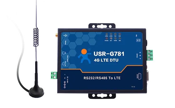 An industrial router with serial port