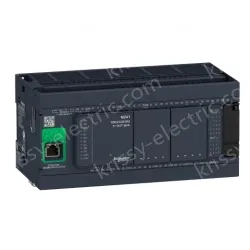 TM241CE40R logic controller, Modicon M241, 40 IO, relay, Ethernet