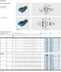 Push-in fitting QSY-6-4(FESTO)