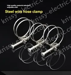 Double steel wire hose clamp 304 material 24-27*2 [wire diameter]
