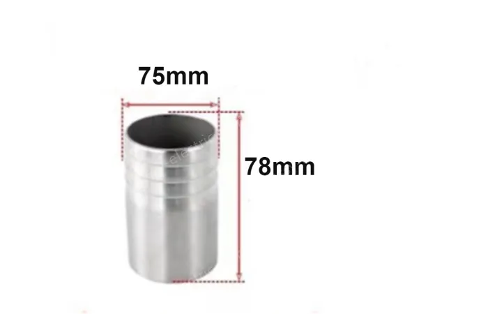 201 material 2.5 inch 2-1/2 Single-head cone welded skin joints