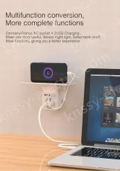 Germany France USB Wall Outlet Holder