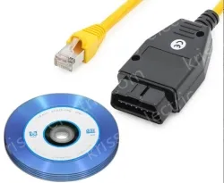 Square with CD E-SYS ENET For ICOM BMW F Series Car Brush Hidden Wire with Full Set CD V50.3