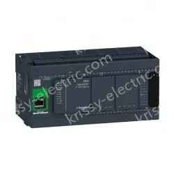 TM241CE40T logic controller, Modicon M241, 40 IO, transistor, PNP, Ethernet