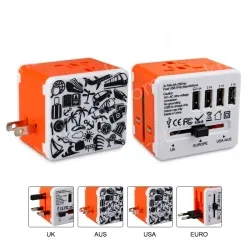 B2C hot sale Travel adapter KRUSB-WLG3324B