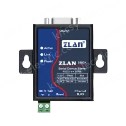 Rail/desktop serial server