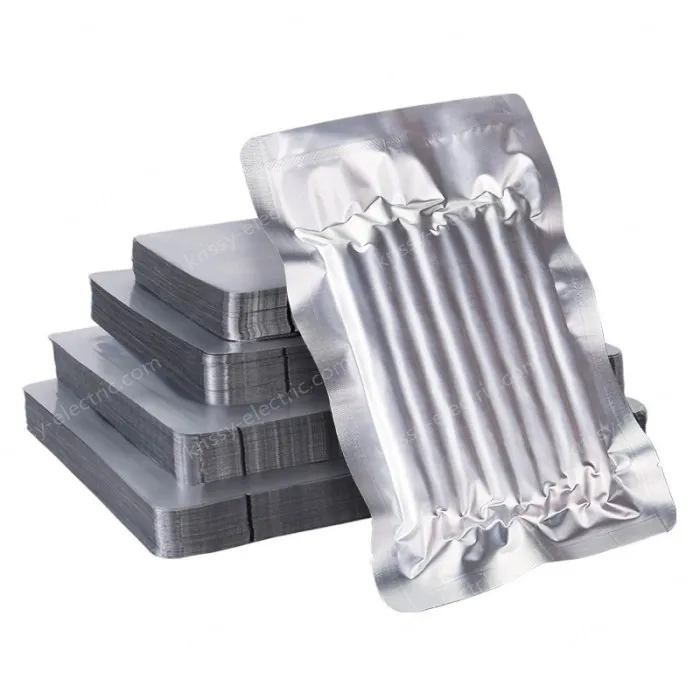 Aluminum foil vacuum packaging bag Food air extraction seal Tin foil cooked food fresh-keeping tea facial mask bag Aluminum film bag