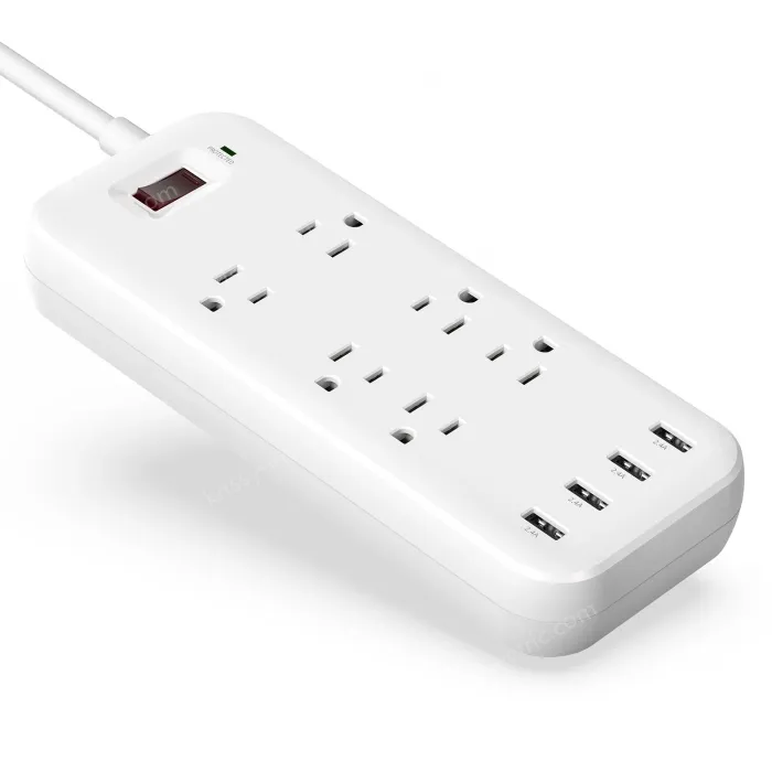 6 AC Outlets Power Strip