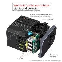 Type C travel adapter usb