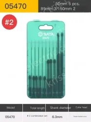 10Pcs single head cross #2 full length 50/89/150mm-05470