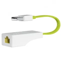 USB 2.0 to 100M Ethernet adapter Green