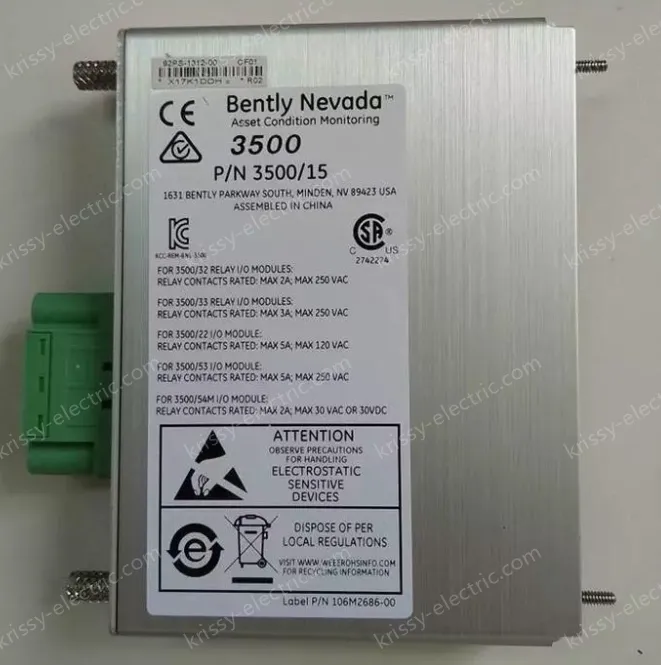 Bently Nevada PLC 3500/15-05-05-01