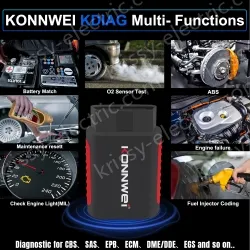 K DIAG Automotive Fault Diagnosis Instrument Engine Fault Reading Fault Code Query Playback Function Testing Tools