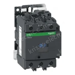 LC1D80M7C TeSys Deca Contactor, 3-Pole (3NO), AC-3/AC-3e, <=440V, 80A, 220VAC, Screw Terminal
