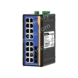 [100 Gigabit 2 Optical 16 Electric] Ring Network Management Industrial Switch