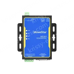 1 Port RS232/485/422 Serial to 100M Ethernet Server