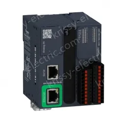 TM221ME16RG logic controller, Modicon M221, 16 IO, relay, Ethernet, spring