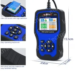 Fault code Autophix 7610 OBD2 scanning diagnostic tool VW/AUDI full system tester