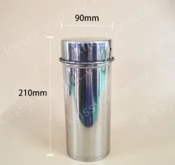 75mm Petri dish sterilization bucket (108*230mm) contains steel